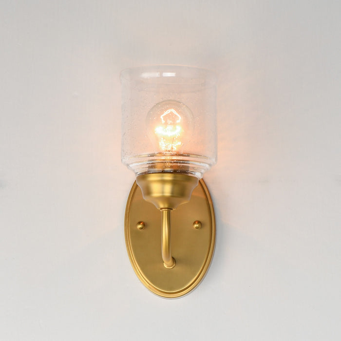 Myhouse Lighting Maxim - 12261CDNAB - One Light Wall Sconce - Acadia - Natural Aged Brass
