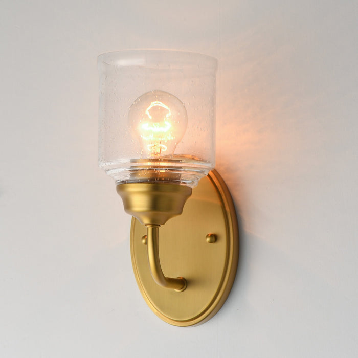 Myhouse Lighting Maxim - 12261CDNAB - One Light Wall Sconce - Acadia - Natural Aged Brass