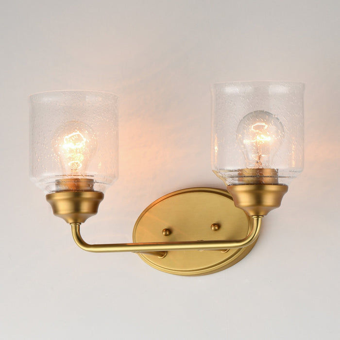 Myhouse Lighting Maxim - 12262CDNAB - Two Light Bath Vanity - Acadia - Natural Aged Brass