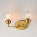 Myhouse Lighting Maxim - 12262CDNAB - Two Light Bath Vanity - Acadia - Natural Aged Brass