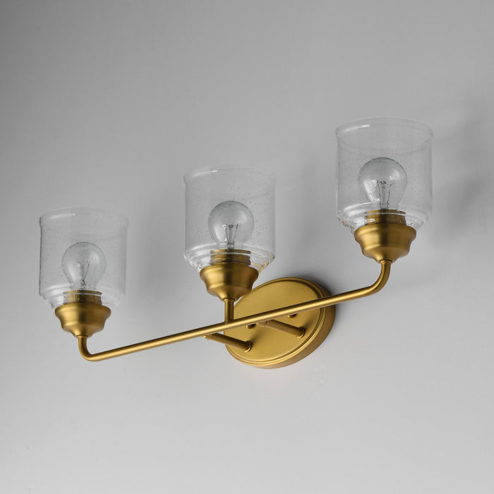 Myhouse Lighting Maxim - 12263CDNAB - Three Light Bath Vanity - Acadia - Natural Aged Brass
