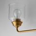 Myhouse Lighting Maxim - 12263CDNAB - Three Light Bath Vanity - Acadia - Natural Aged Brass