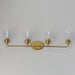 Myhouse Lighting Maxim - 12264CDNAB - Four Light Bath Vanity - Acadia - Natural Aged Brass