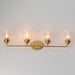 Myhouse Lighting Maxim - 12264CDNAB - Four Light Bath Vanity - Acadia - Natural Aged Brass