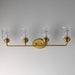 Myhouse Lighting Maxim - 12264CDNAB - Four Light Bath Vanity - Acadia - Natural Aged Brass