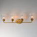 Myhouse Lighting Maxim - 12264CDNAB - Four Light Bath Vanity - Acadia - Natural Aged Brass