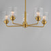 Myhouse Lighting Maxim - 12266CDNAB - Five Light Chandelier - Acadia - Natural Aged Brass