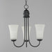 Myhouse Lighting Maxim - 10043FTBK - Three Light Chandelier - Logan - Black