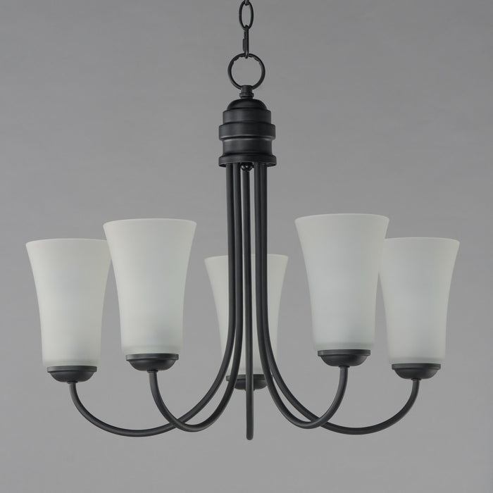 Myhouse Lighting Maxim - 10045FTBK - Five Light Chandelier - Logan - Black