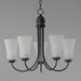 Myhouse Lighting Maxim - 10045FTBK - Five Light Chandelier - Logan - Black