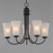 Myhouse Lighting Maxim - 10045FTBK - Five Light Chandelier - Logan - Black