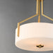 Myhouse Lighting Maxim - 21287SWNAB - Three Light Pendant - Dart - Natural Aged Brass