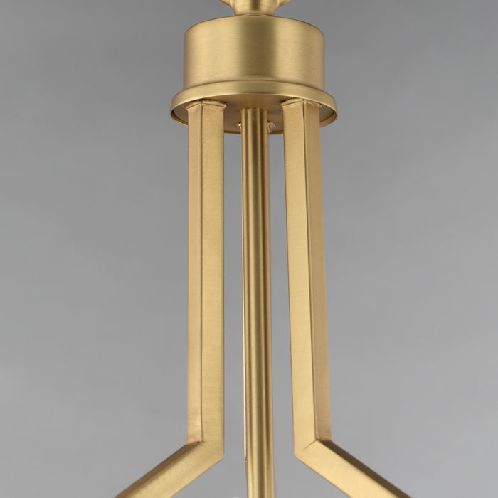 Myhouse Lighting Maxim - 21287SWNAB - Three Light Pendant - Dart - Natural Aged Brass