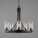 Myhouse Lighting Maxim - 10465CDBK - Five Light Chandelier - Livingston - Black