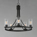 Myhouse Lighting Maxim - 10465CDBK - Five Light Chandelier - Livingston - Black