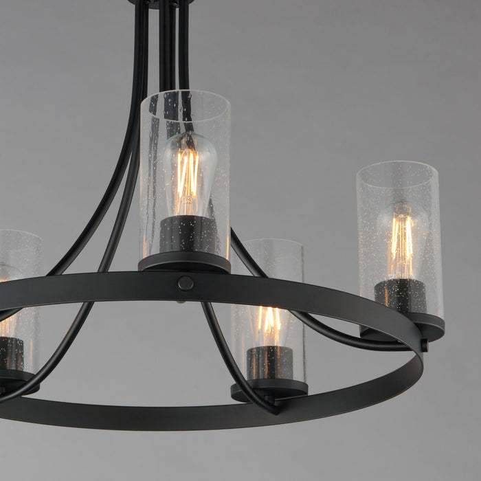 Myhouse Lighting Maxim - 10465CDBK - Five Light Chandelier - Livingston - Black