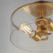 Myhouse Lighting Maxim - 10469CDNAB - Two Light Semi-Flush Mount - Livingston - Natural Aged Brass