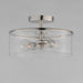 Myhouse Lighting Maxim - 10469CDSN - Two Light Semi-Flush Mount - Livingston - Satin Nickel
