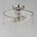 Myhouse Lighting Maxim - 10469CDSN - Two Light Semi-Flush Mount - Livingston - Satin Nickel