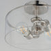 Myhouse Lighting Maxim - 10469CDSN - Two Light Semi-Flush Mount - Livingston - Satin Nickel