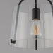 Myhouse Lighting Maxim - 5681CLBK - One Light Semi-Flush Mount - Bellmore - Black