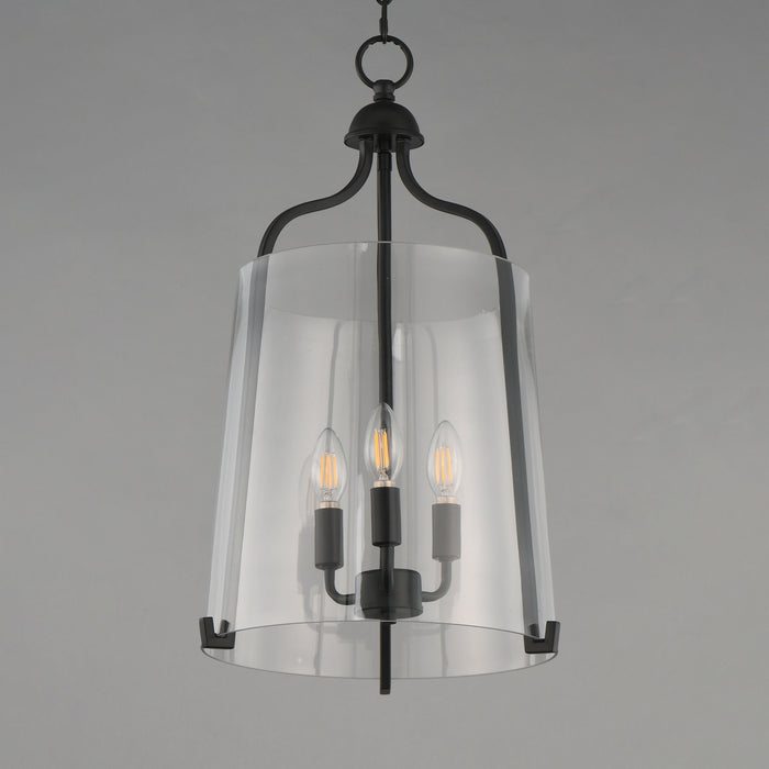 Myhouse Lighting Maxim - 5683CLBK - Three Light Foyer Pendant - Bellmore - Black