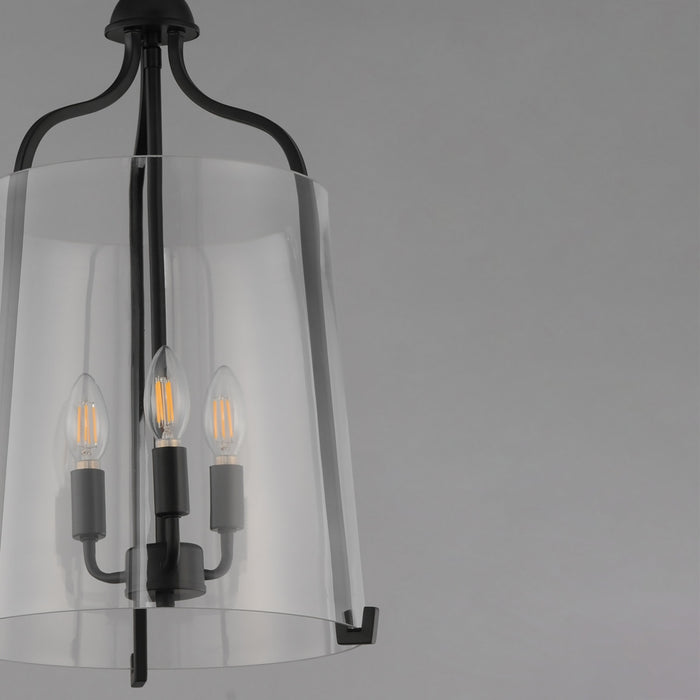 Myhouse Lighting Maxim - 5683CLBK - Three Light Foyer Pendant - Bellmore - Black