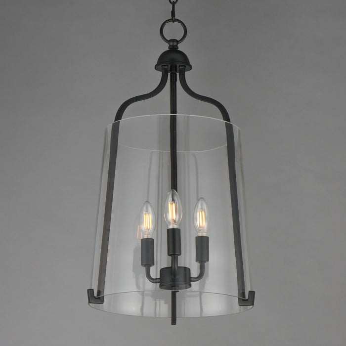 Myhouse Lighting Maxim - 5683CLBK - Three Light Foyer Pendant - Bellmore - Black