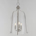 Myhouse Lighting Maxim - 5683CLSN - Three Light Foyer Pendant - Bellmore - Satin Nickel