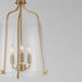 Myhouse Lighting Maxim - 5683CLNAB - Three Light Foyer Pendant - Bellmore - Natural Aged Brass