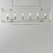 Myhouse Lighting Maxim - 10416SN - Six Light Linear Pendant - Gridline - Satin Nickel