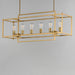 Myhouse Lighting Maxim - 10416NAB - Six Light Linear Pendant - Gridline - Natural Aged Brass