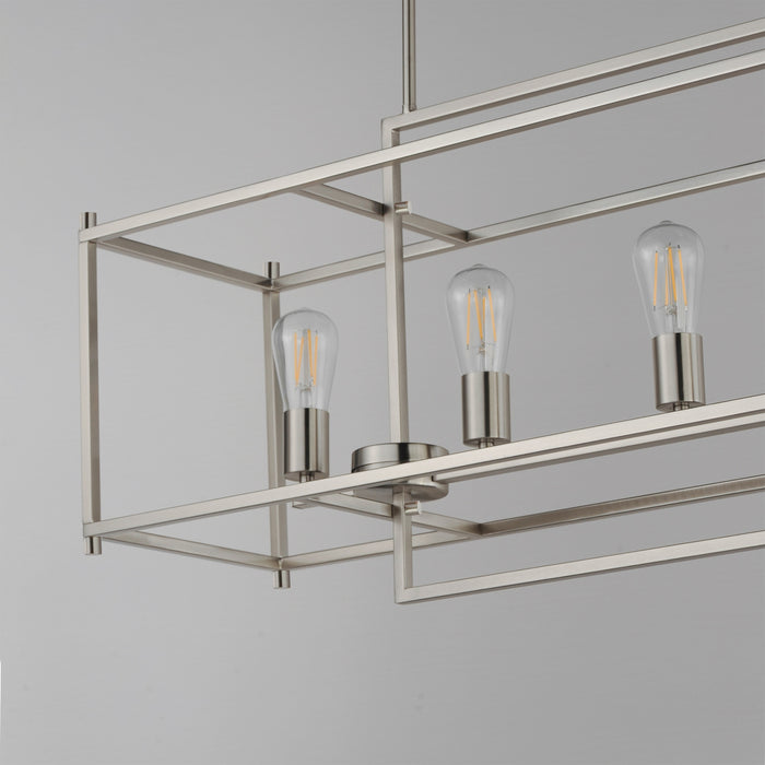 Myhouse Lighting Maxim - 10417SN - Seven Light Linear Pendant - Gridline - Satin Nickel