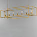 Myhouse Lighting Maxim - 10417NAB - Seven Light Linear Pendant - Gridline - Natural Aged Brass