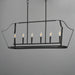 Myhouse Lighting Maxim - 10427BK - Six Light Linear Pendant - Arden - Black