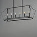 Myhouse Lighting Maxim - 10427BK - Six Light Linear Pendant - Arden - Black