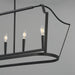 Myhouse Lighting Maxim - 10427BK - Six Light Linear Pendant - Arden - Black