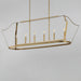 Myhouse Lighting Maxim - 10427NAB - Six Light Linear Pendant - Arden - Natural