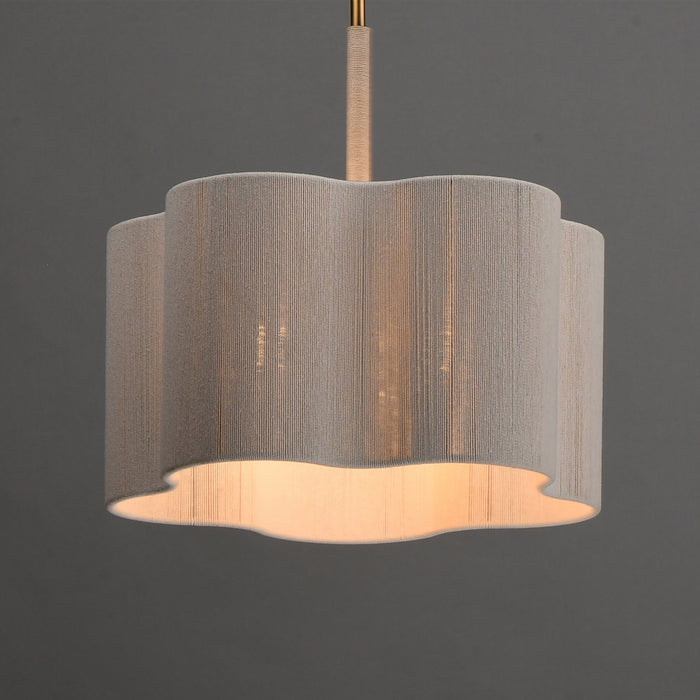 Myhouse Lighting Maxim - 12833OFNAB - Three Light Pendant - Corsica - Natural Aged Brass