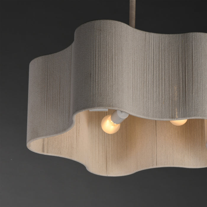 Myhouse Lighting Maxim - 12835OFNAB - Five Light Pendant - Corsica - Natural Aged Brass