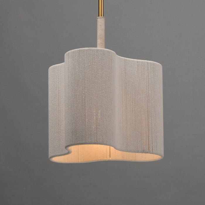 Myhouse Lighting Maxim - 12831OFNAB - One Light Pendant - Corsica - Natural Aged Brass