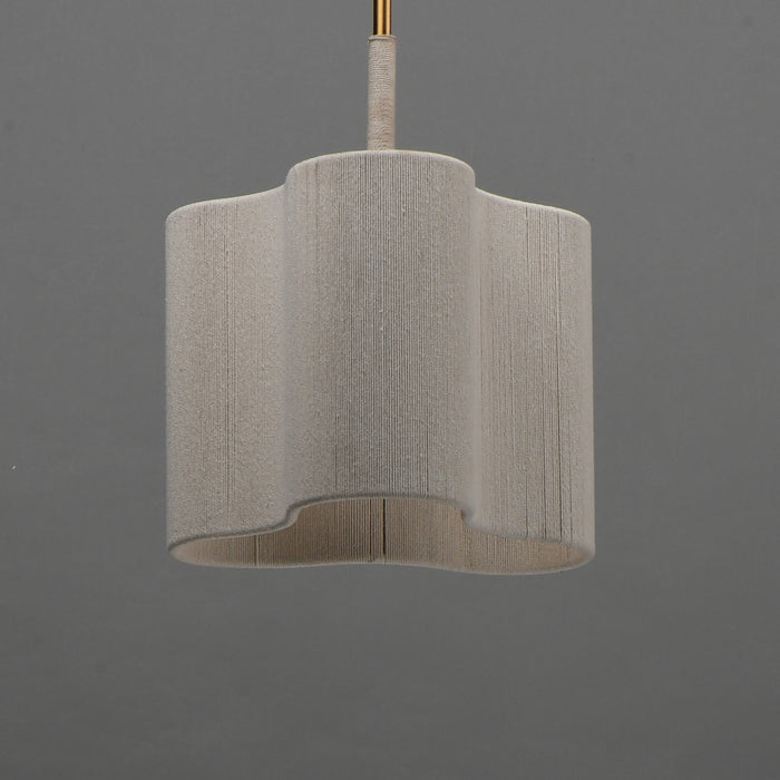 Myhouse Lighting Maxim - 12831OFNAB - One Light Pendant - Corsica - Natural Aged Brass