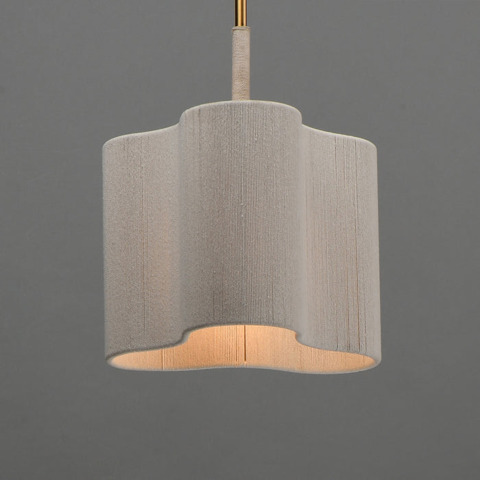 Myhouse Lighting Maxim - 12831OFNAB - One Light Pendant - Corsica - Natural Aged Brass