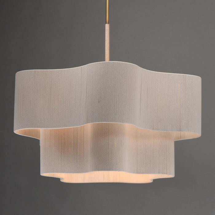 Myhouse Lighting Maxim - 12836OFNAB - Six Light Pendant - Corsica