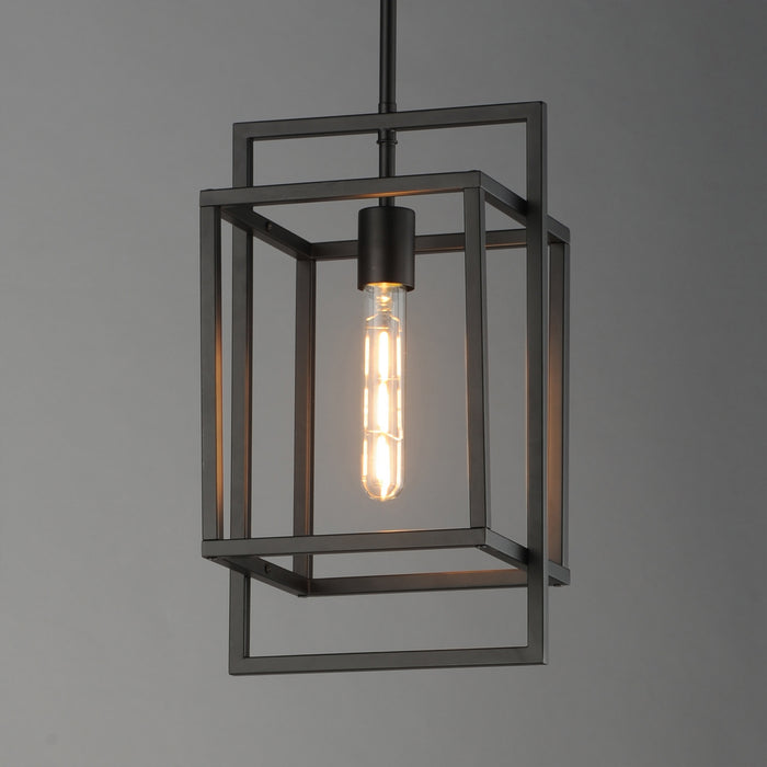 Myhouse Lighting Maxim - 10411BK - One Light Pendant - Gridline - Black