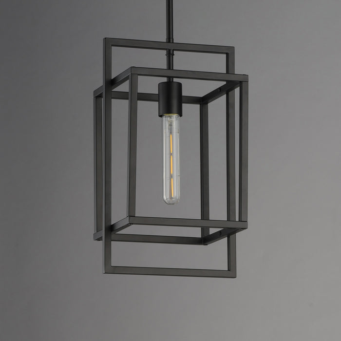 Myhouse Lighting Maxim - 10411BK - One Light Pendant - Gridline - Black