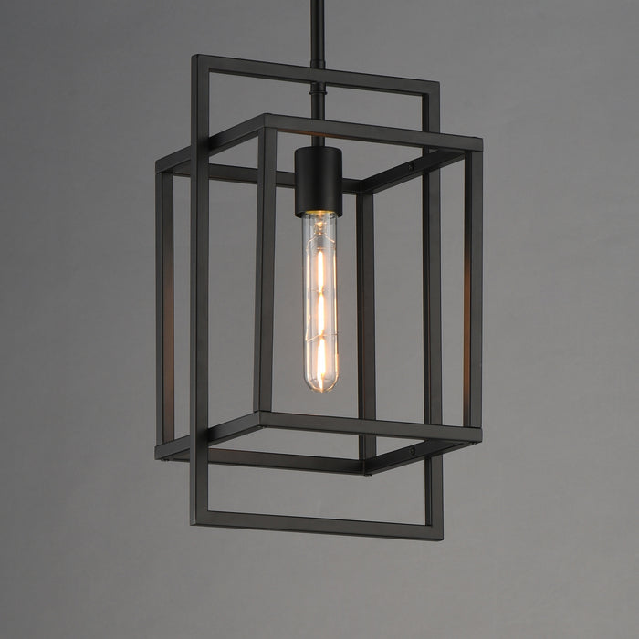 Myhouse Lighting Maxim - 10411BK - One Light Pendant - Gridline - Black