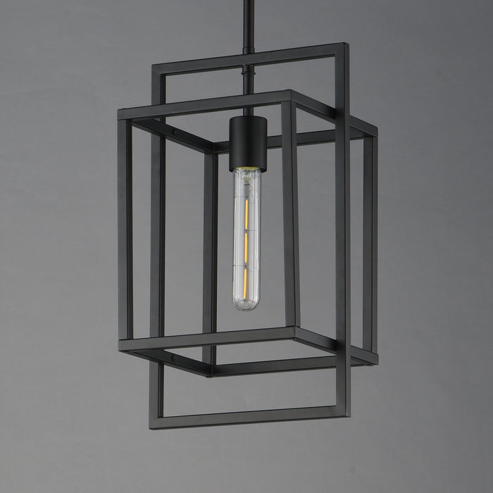 Myhouse Lighting Maxim - 10411BK - One Light Pendant - Gridline - Black