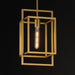 Myhouse Lighting Maxim - 10411NAB - One Light Pendant - Gridline - Natural Aged Brass
