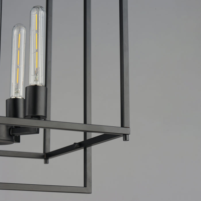 Myhouse Lighting Maxim - 10412BK - Four Light Pendant - Gridline - Black
